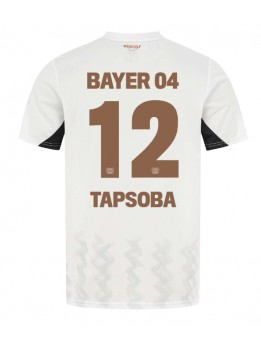 Moški Nogometna dresi replika Bayer Leverkusen Edmond Tapsoba #12 Gostujoči 2024-25 Kratek rokav